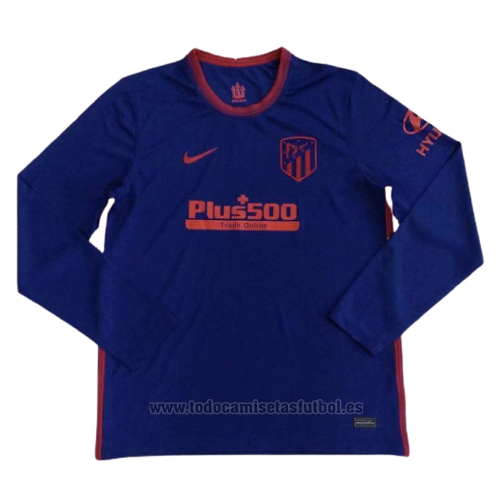 Camiseta Atletico Madrid 2ª Equipacion Manga Larga 2020-2021
